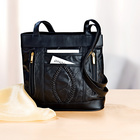 Cabas patchwork, noir