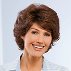 Perruque naturelle "Daniela", châtain moyen