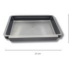 Set à paner gris, 3 pièces