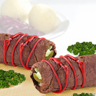 Lot de 6 liens à paupiettes élastiques, rouge