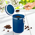 Boîte à café, bleu