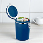Boîte à café, bleu