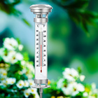 Thermomètre de jardin solaire