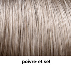 Perruque naturelle "Daniela", poivre et sel