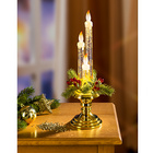 Chandelier avec bougies à LED, coloris or