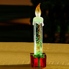 Bougie à LED Cadeau, rouge