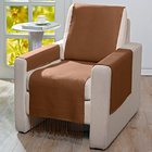 Protection de fauteuil 100x200cm, marron