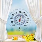 Thermomètre d'extérieur Fleur