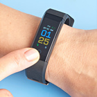 Montre fitness, noir