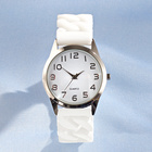 Montre à bracelet extensible, blanc