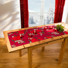 Chemin de table "Poinsettia" rouge, 40x90 cm