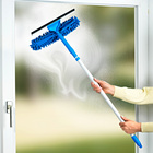 Nettoyeur de vitres télescopique, bleu Clarsen