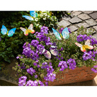 Piquets Papillon phosporescents pour le jardin, lot de 18