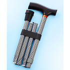 Canne pliable, noir/blanc