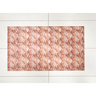 Tapis de cuisine aspect raphia 52x70