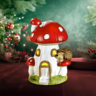 Déco d'automne champignon à LED