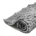 Tapis de bain ultra doux, gris