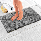 Tapis de bain ultra doux, gris