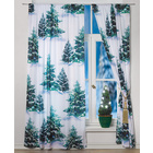 Rideau arbre hivernal 230x140 cm