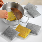 Lot de 3 éponges dégraissantes métalliques