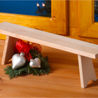 Banc déco en bois, 40 cm