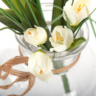 Bouquet de crocus, blanc
