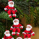 6 décorations Pères Noël
