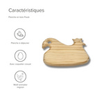 Planche en bois Poule