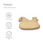 Planche en bois Poule