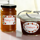 Lot de 96 autocollants ovales