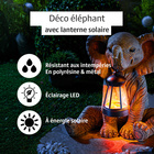 Déco Éléphant avec lanterne solaire Gainsborough