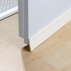 2 rubans d'étanchéité pour porte, blanc