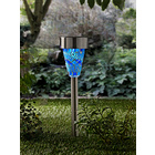 Lanterne solaire décorative Mosaïque, bleu