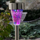Lanterne solaire mosaïque, violet