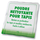 Poudre de nettoyage pour tapis