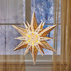 Étoile en bois LED Casa Bonita, Ø 30 cm