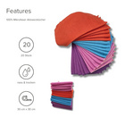 10 + 10 microfibres, 20 pièces