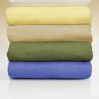 Lot de 2 Draps-housses, olive 100 x 200 cm
