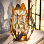 Lampe solaire décorative en métal  "Bouton de fleur" Casa Bonita