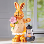 Lampe solaire "Dame lapine"