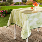 Nappe "Marbre" vert clair, 130x160 cm