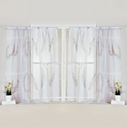 Rideau "Plumes", 140 x 140 cm