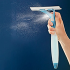 Raclette avec vaporisateur 2-en-1, bleu