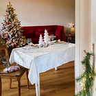 Nappe jacquard "Chevreuils", 130x160 cm