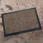 Tapis de porte paillasson marron 40 x 60 cm