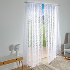 Voilage "fleurs", 140x230 cm