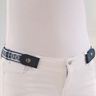 Lot de 3 ceintures sans boucle