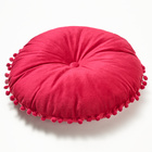 Coussin rond, terre