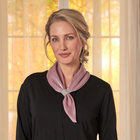 Écharpe avec anneau en strass