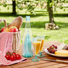 Lot de verres dans une bouteille, 6 pièces